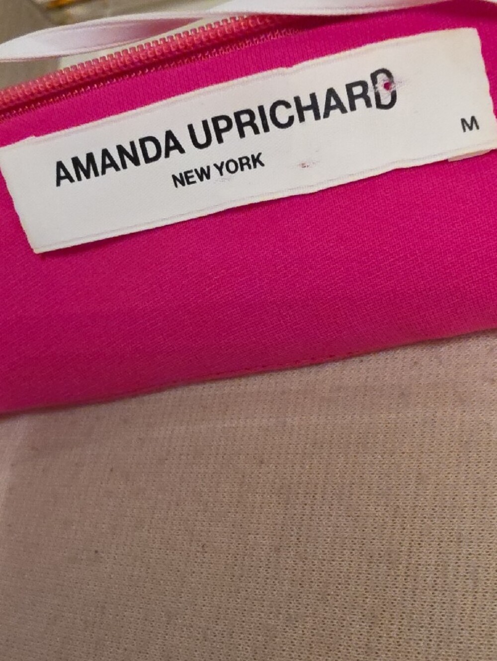 Amanda Uprichard colada Hot Pink Racerback dress. Size M new with tags - Picture 7 of 11